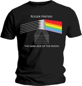 Pink Floyd Heren Tshirt -XL- Dark Side Of The Moon Zwart