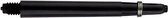 Bull's Nylon Shafts 6-pack 48 Mm Medium Zwart 18 Stuks