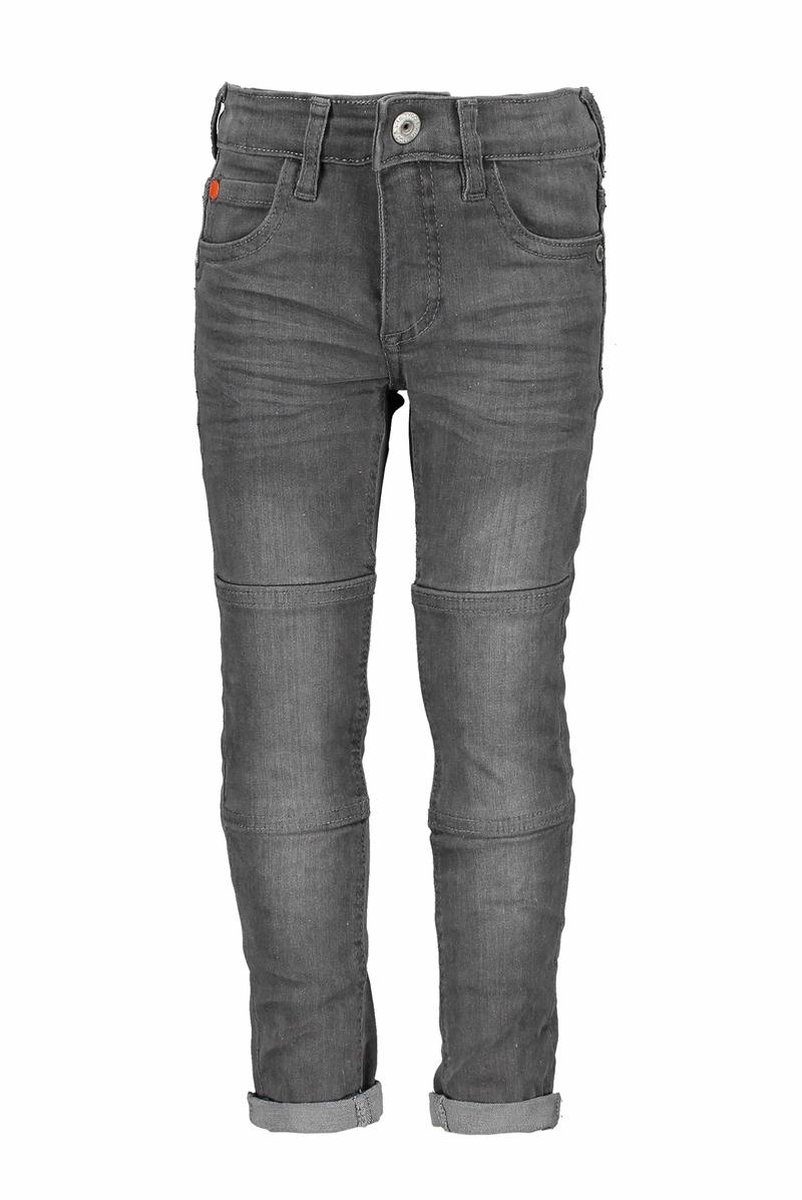 Tygo&Vito Jongens lange broeken Tygo&Vito T&v jeans skinny patches grijs 146