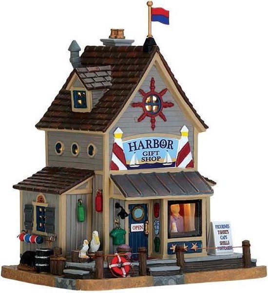 Lemax - Harbor Gift Shop, B/o Led uit de 2017 Collectie