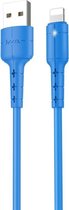 HOCO X30 Star USB naar Lightning 2.0A kabel 1,2 meter blauw - voor Apple iPhone en iPad