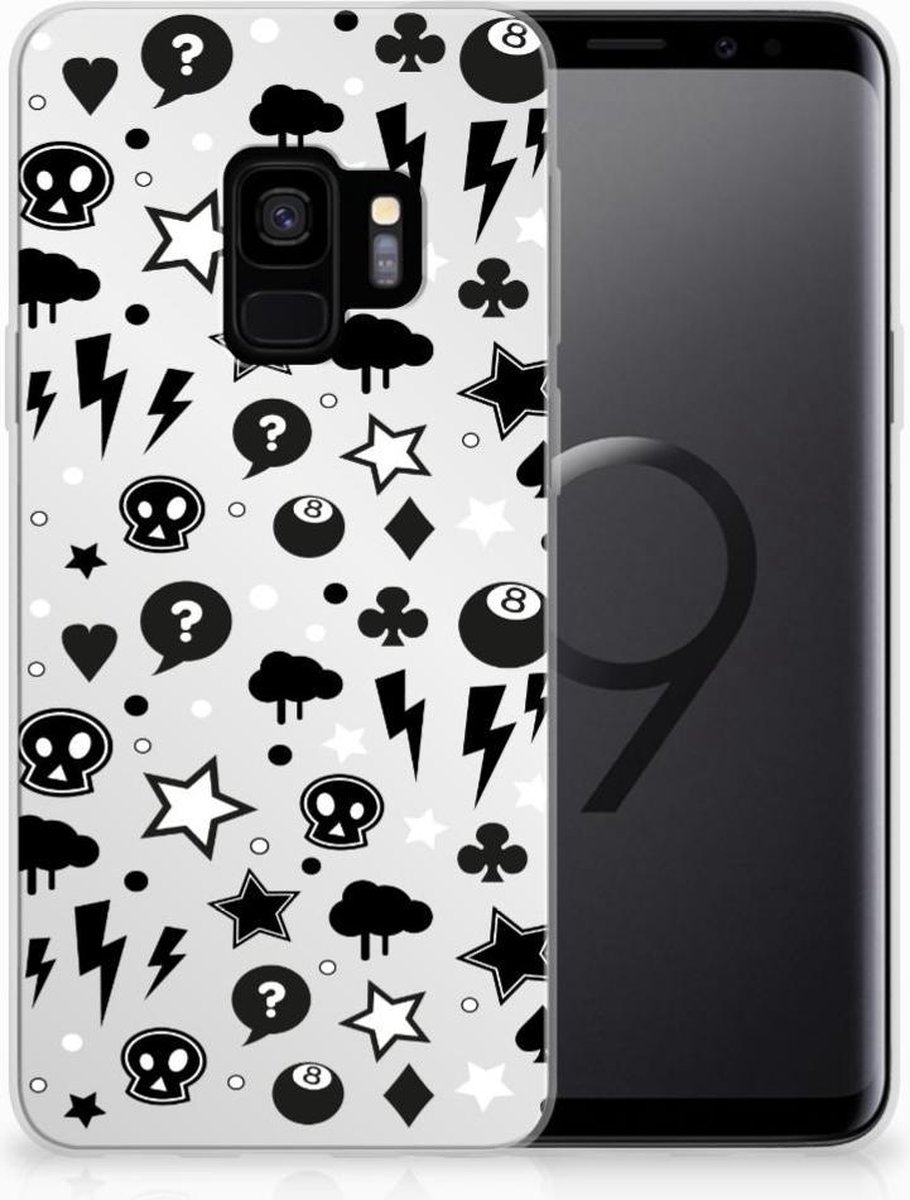 Silicone Back Case Samsung Galaxy S9 Silver Punk