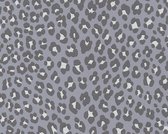 DIERENHUID BEHANG | Panterprint - zilver grijs zwart - A.S. Création Michalsky 3