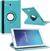 Samsung Galaxy Tab E 9.6 Hoesje Case Licht Blauw, 360 graden Draaibaar