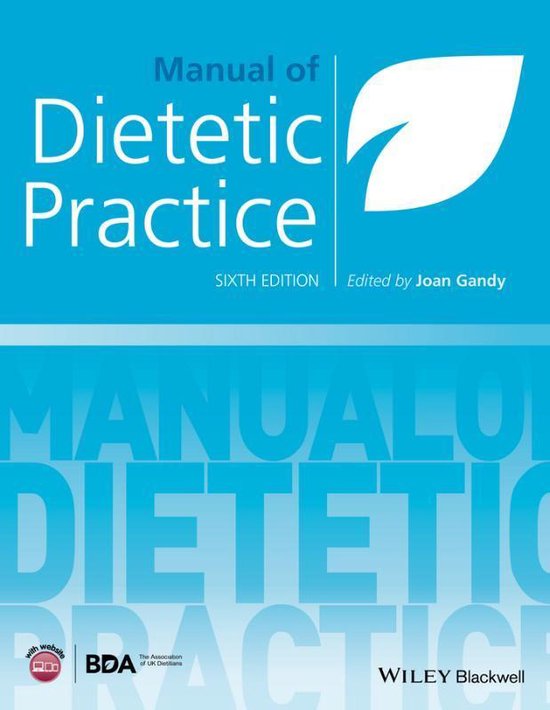 Manual of Dietetic Practice - cover
