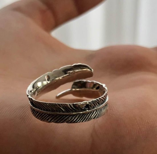 - Boho Veer Ring - Zilver - One size