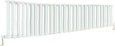 Design radiator horizontaal 3 kolom staal wit 30x114,8cm 889 watt - Eastbrook Rivassa