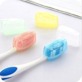 Bouchons de brosse à dents | housses de protection | en voyageant | tube | multicolore | 5 pièces
