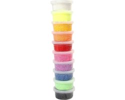 Creativ Company Foam Clay® Startersset – Zelfhardende boetseerklei – 10 x 35 g – Multicolor