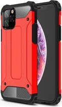 Apple IPhone 11 Pro Hoesje Shock Proof Hybride Back Cover Rood