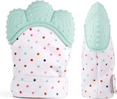 Baby Bijthandschoen - baby-Pastel Groen - kraamcadeau