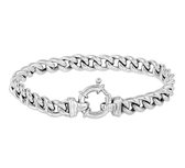 The Jewelry Collection Armband Gourmet 7,5 mm 19 cm - Zilver