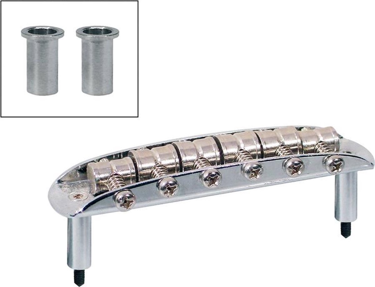 Boston B-450-C Mustang Style Brug voor E-gitaar - Chroom
