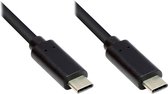 Alcasa GC-M0114, 1,5 m, USB C, USB C, USB 3.2 Gen 1 (3.1 Gen 1), Zwart