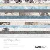 Scrapbook papier - Kaisercraft paper pad frosted 16,5x16,5cm - 1 stuk