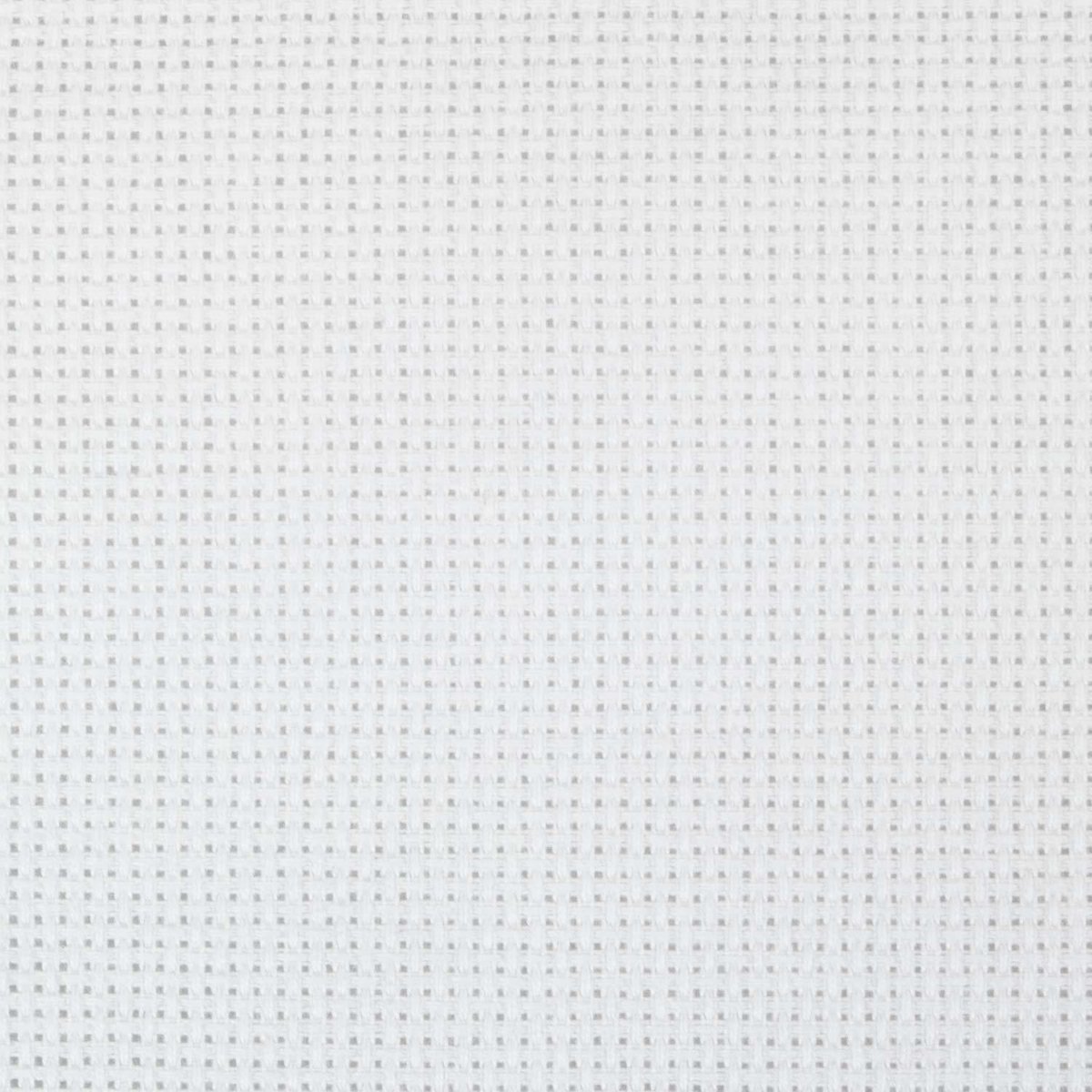 Aida borduurstof 18 count wit - coupon van 50 x 60 cm