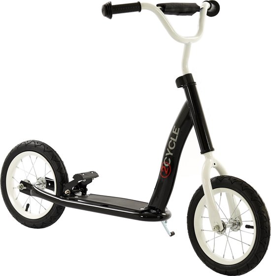bol.com | 2Cycle Step - Luchtbanden - 12 inch - Zwart - Autoped - Scooter