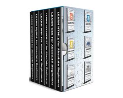 Omslag van 1 - Learn Basics of Web Development by Learning HTML, CSS, JavaScript, PHP, MySQL and WordPress for Absolute Beginners