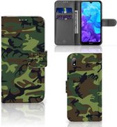 Telefoon Hoesje Huawei Y5 (2019) Army Dark