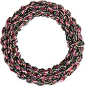 Cotton toy play ring 20 cm, multicolour