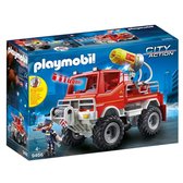 PLAYMOBIL City Action Brandweer terreinwagen met waterkanon - 9466