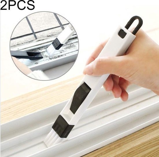 Ensemble de brosses de nettoyage de fenêtre, outils de nettoyage de la  piste de fenêtre, brosse