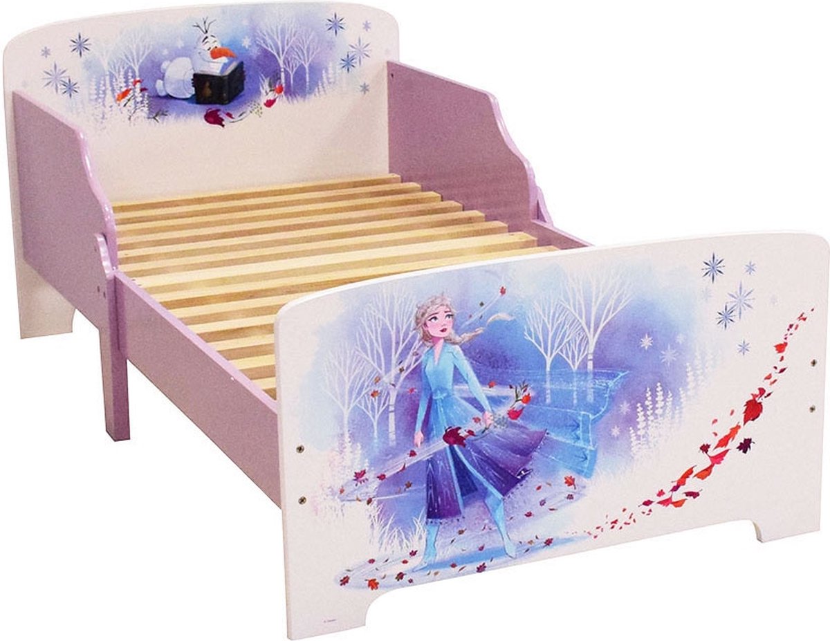 Kraan Contractie Roman Disney Frozen Peuter Bed - 70 x 140cm - Multi - Inclusief lattenbodem |  bol.com