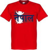 Nepal Flag T-Shirt - L