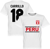 Peru Carrillo 18 Team T-Shirt - Wit - XL