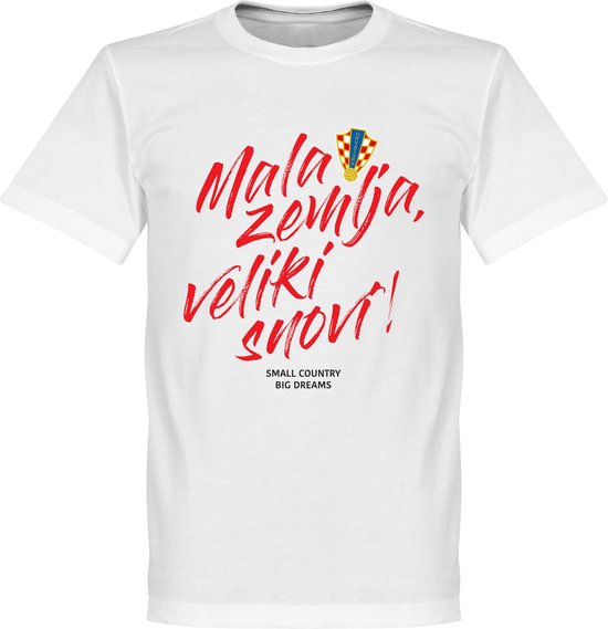 Kroatië Mala Zemlja, Veliki Snovi T-Shirt - Wit - XXXXL