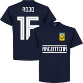 Argentinië Rojo 16 Team T-Shirt - Navy - XXXL