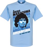 Diego Maradona Portrait T-Shirt - XL