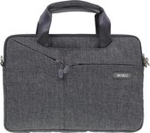 Laptoptas geschikt voor MicroSoft Surface Pro 7 - 12 inch Laptoptas City Commuter Bag - Grijs