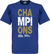 Chelsea Champions 2012 T-Shirt - Blauw - L