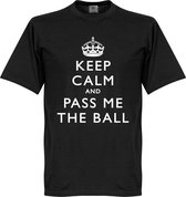 Keep Calm And Pass Me The Ball T-Shirt - XXXL