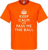 Keep Calm And Pass The Ball T-Shirt - L