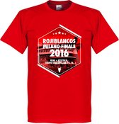 Rojiblancos Milano 2016 Atletico Madrid T-Shirt - XS
