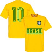 Brazilië 10 Team T-Shirt - XXXL