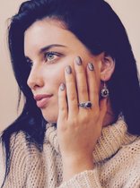 Zilveren ring Black Onyx Lynn