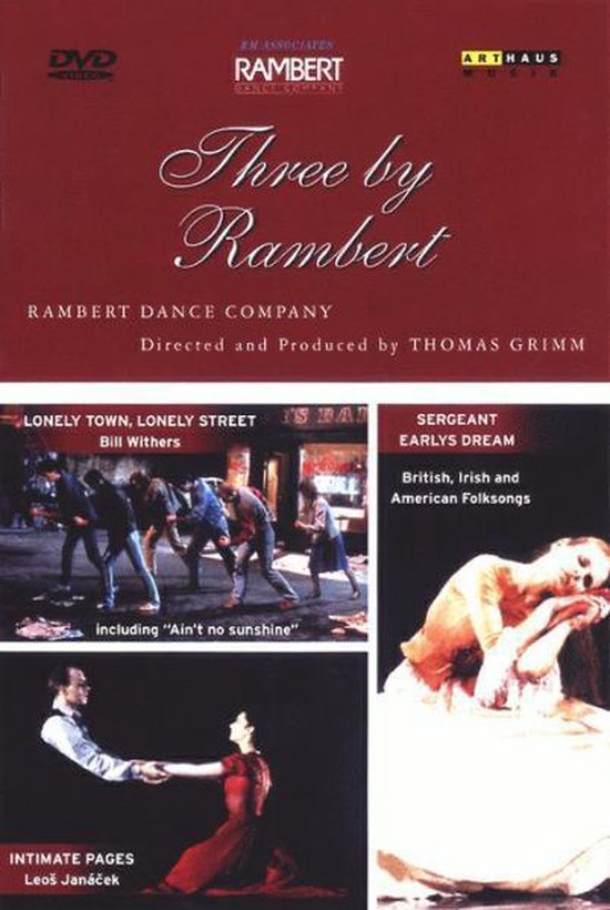 Cover van de film 'Three by Rambert'