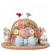 Jim Shore Bonnet of Easter Blessings Paashoed - 26x19 Cm - Mutlicolor