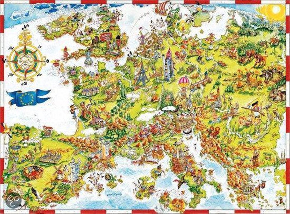 Comic Europe - Puzzel - 1000 Stukjes | bol.com