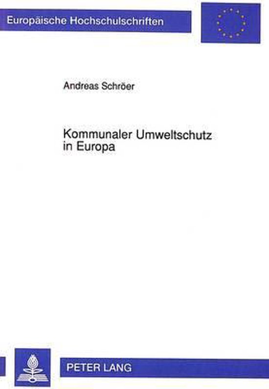 Kommunaler Umweltschutz in Europa - cover