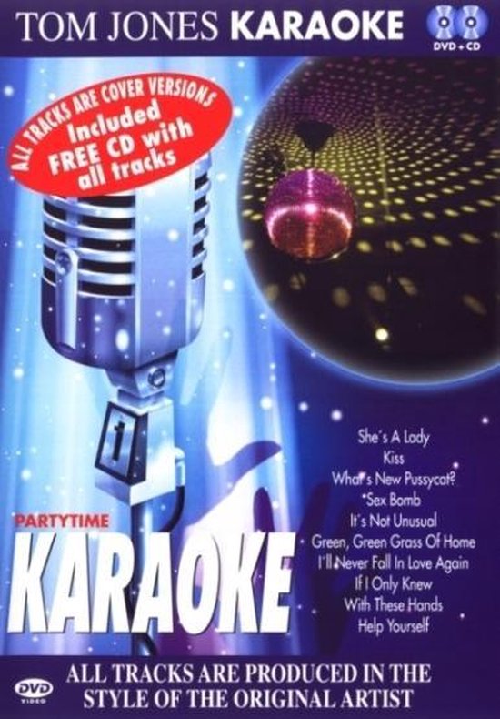 Cover van de film 'Karaoke - Tom Jones Karaoke'