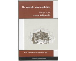 Omslag van De waarde van instituties
