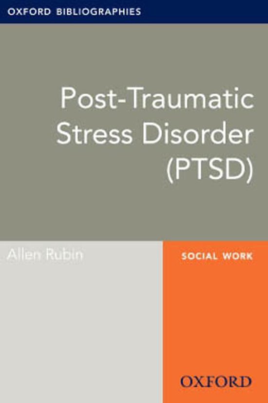 Oxford Bibliographies Online Research Guides - Post-Traumati ... - cover