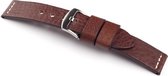 Horlogeband Ravenna Bruin - Leer - 20mm