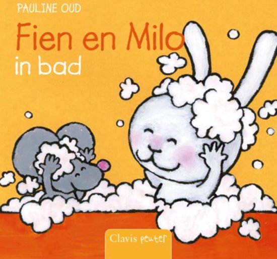 Cover van het boek 'Fien en Milo In bad' van Pauline Oud