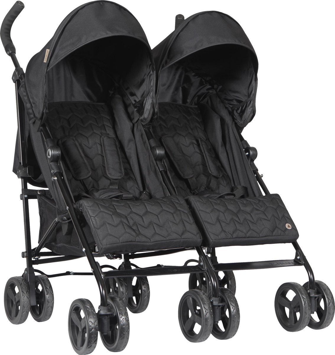 Topmark Twin Buggy Bobby - Zwart