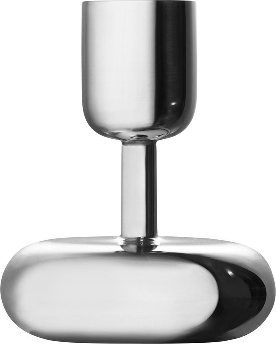 Iittala Nappula kaarsenhouder - 10,7 cm - Zilver